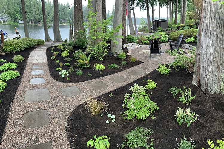 Lakeside Path and Sitting Area